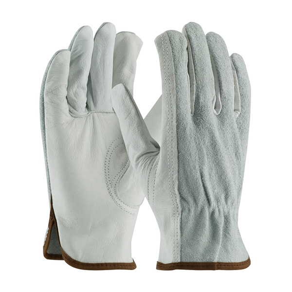 68-161SB/XL TOP GRAIN COWHIDE DRIVERS GLOVE, REG GRADE, SPLIT BACK